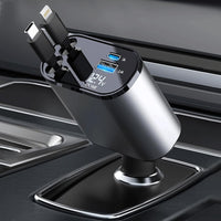 120W Retractable Fast Car Charger