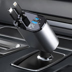 120W Retractable Fast Car Charger